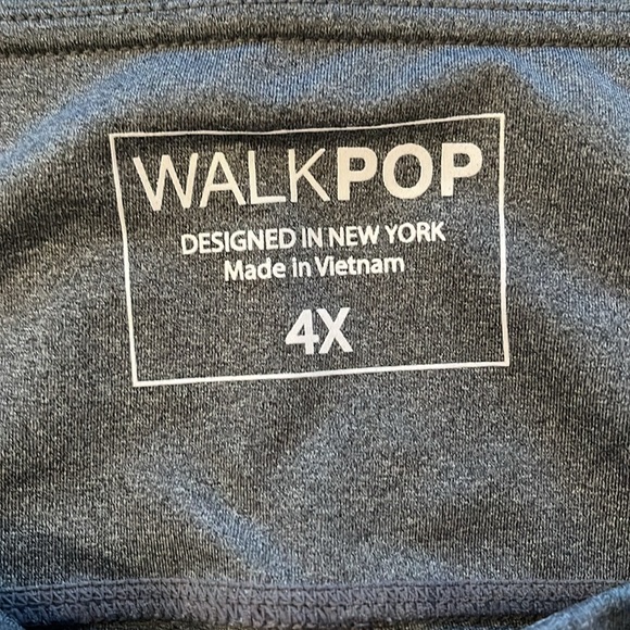 Walk Pop NWT Size 4x Leggings in Gray - Picture 2 of 7